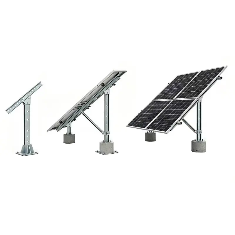 Zemine Monte Güneş Enerjisi Montaj Sistemi